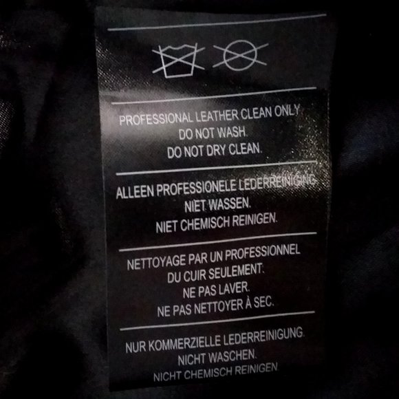 Harley Davidson Black Leather Moto Jacket Embroidered Logo Rose Size Medium - Picture 10 of 12